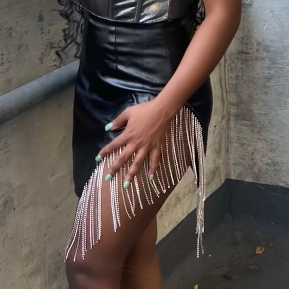 Bring On The Glam Mini Skirt - Picture 2 of 7